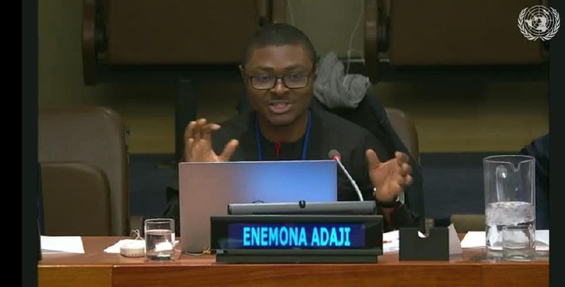 Dr Adaji at the United Nations
